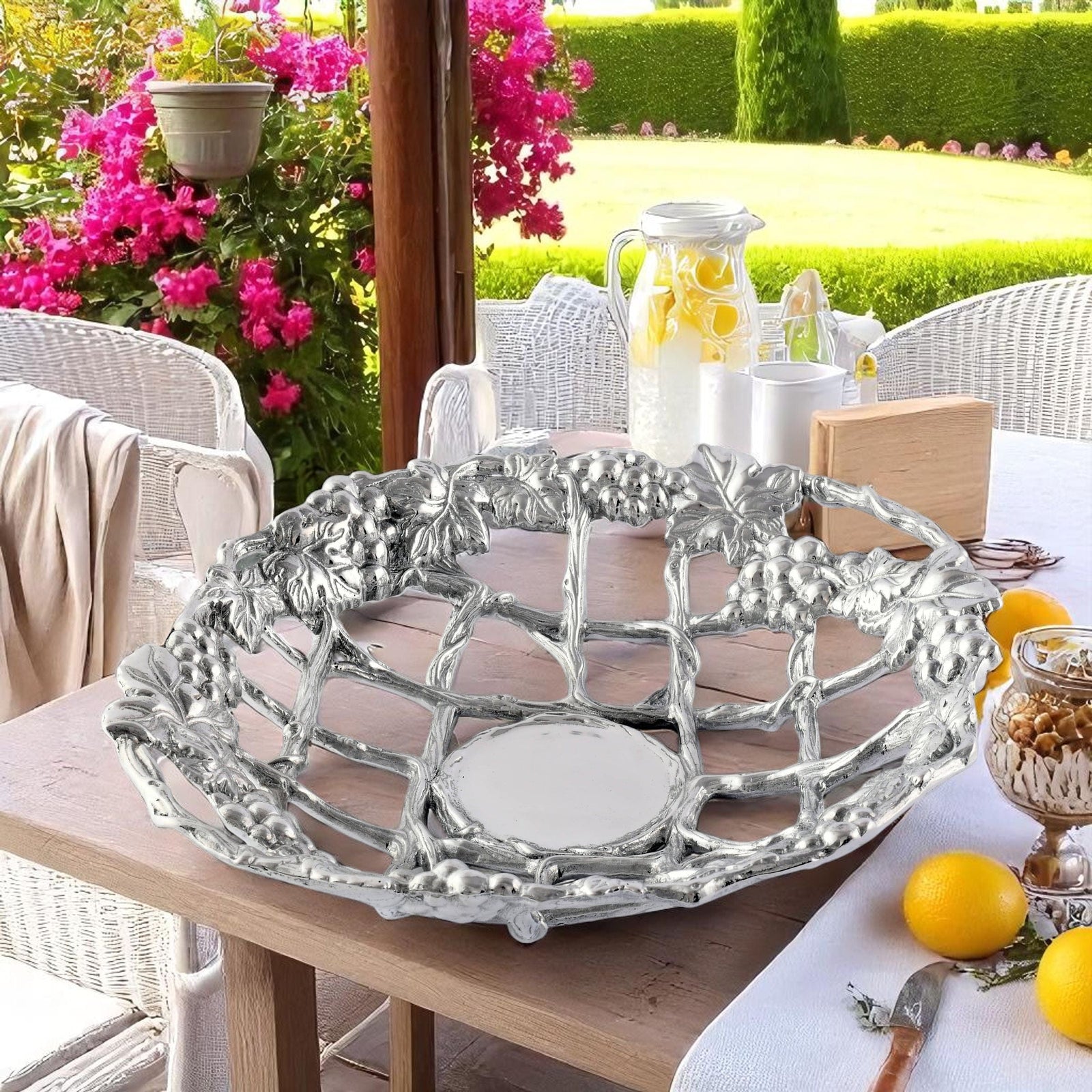 Arthur Court Grape Grape Fruit Basket