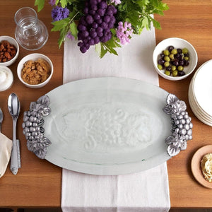 Arthur Court Grape Grape Glass Platter