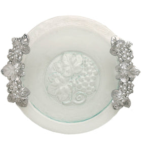 Arthur Court Grape Grape Glass Salad Bowl