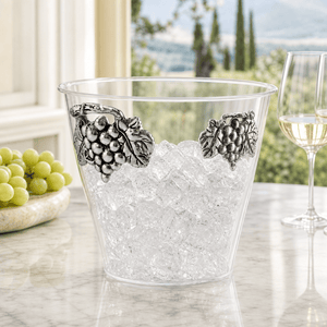 Arthur Court Grape Grape Handle Acrylic Ice Bucket