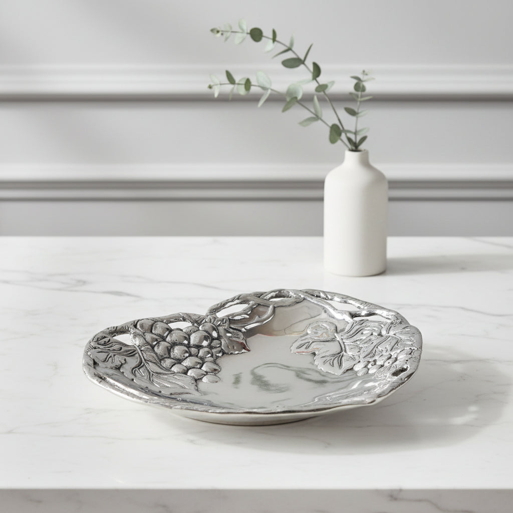 Arthur Court Grape Grape Heart Coupe Tray