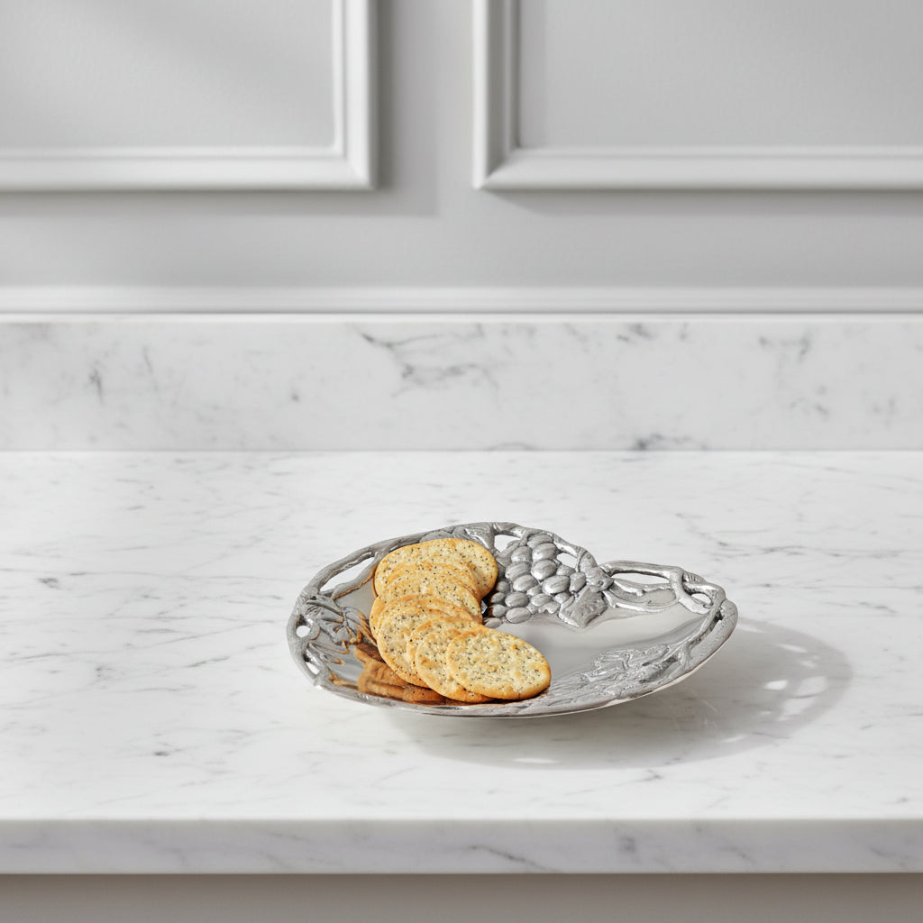 Arthur Court Grape Grape Heart Coupe Tray
