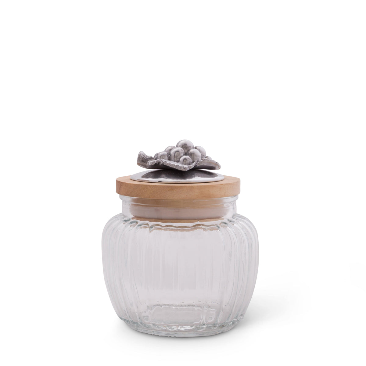 Arthur Court Grape Grape Knob Glass Canisters