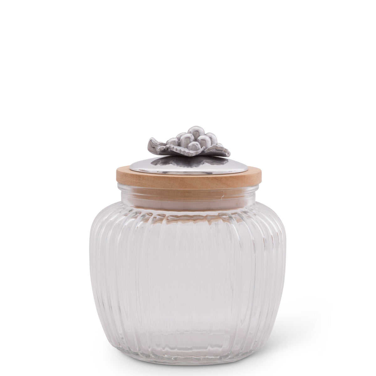 Arthur Court Grape Grape Knob Glass Canisters