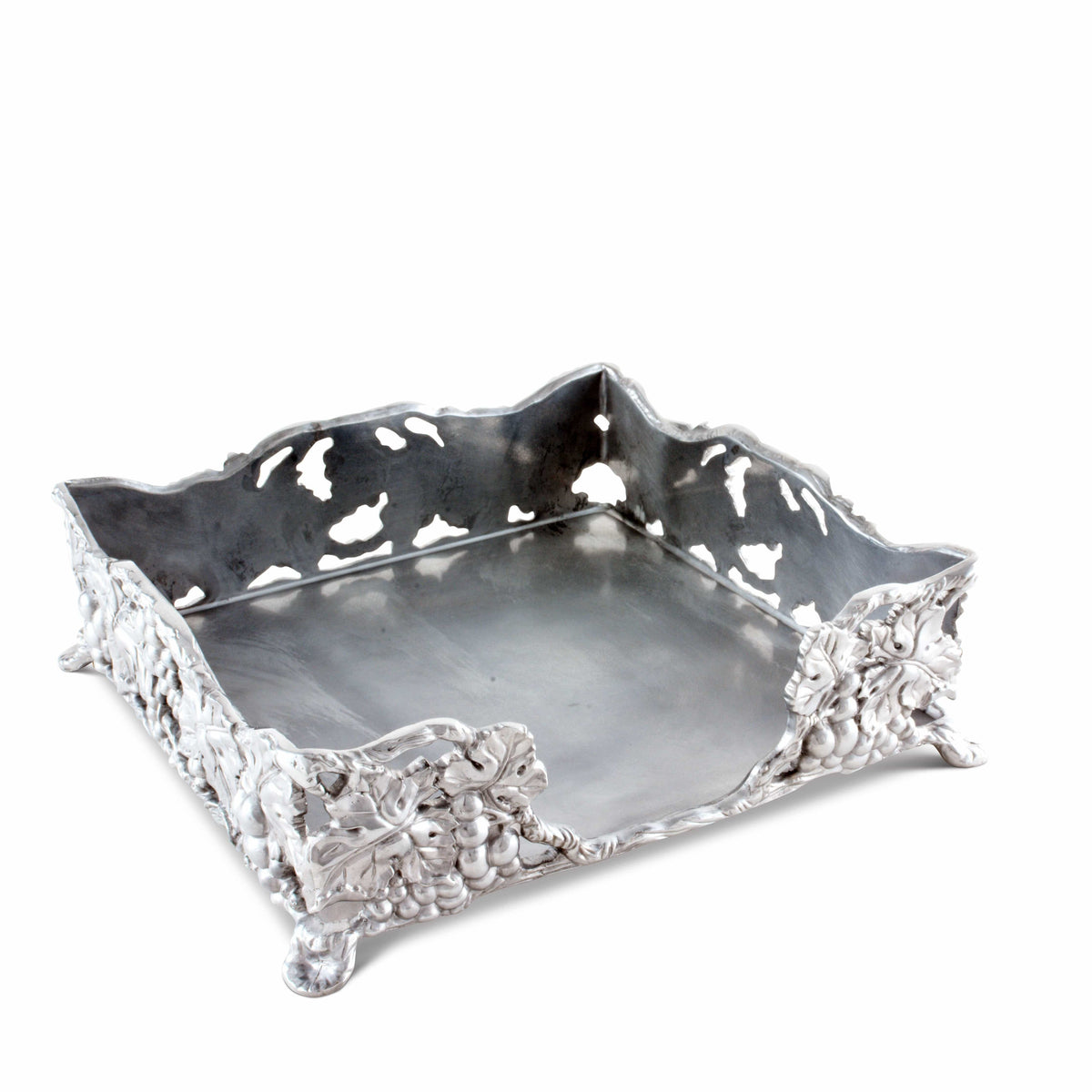 Arthur Court Grape Grape Luncheon Napkin Box