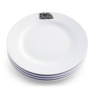 Arthur Court Grape Grape Melamine Lunch Plates - Set of 4