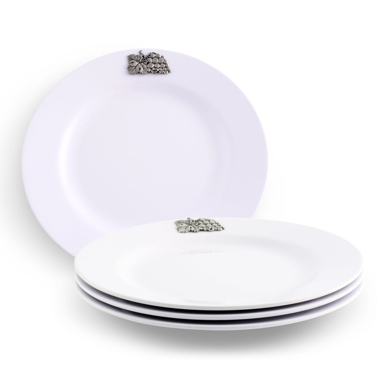 Arthur Court Grape Grape Melamine Lunch Plates - Set of 4