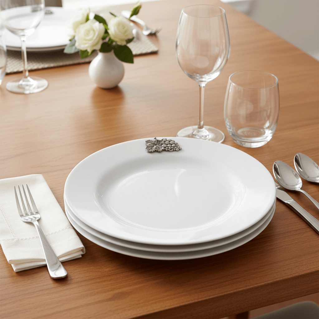 Arthur Court Grape Grape Melamine Lunch Plates - Set of 4