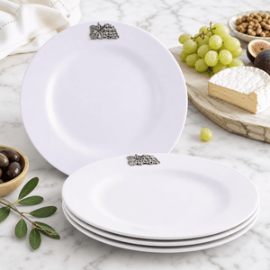 Arthur Court Grape Grape Melamine Lunch Plates - Set of 4