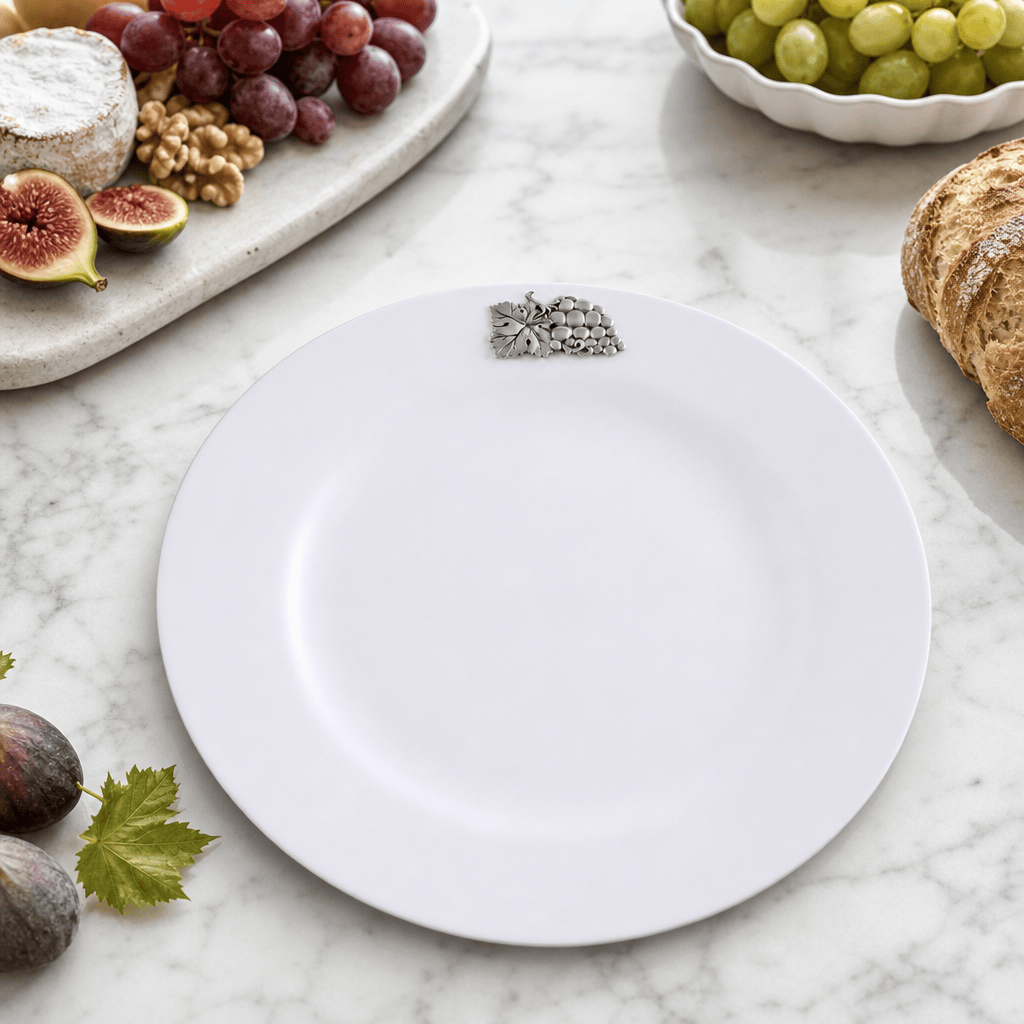 Arthur Court Grape Grape Melamine Lunch Plates - Set of 4