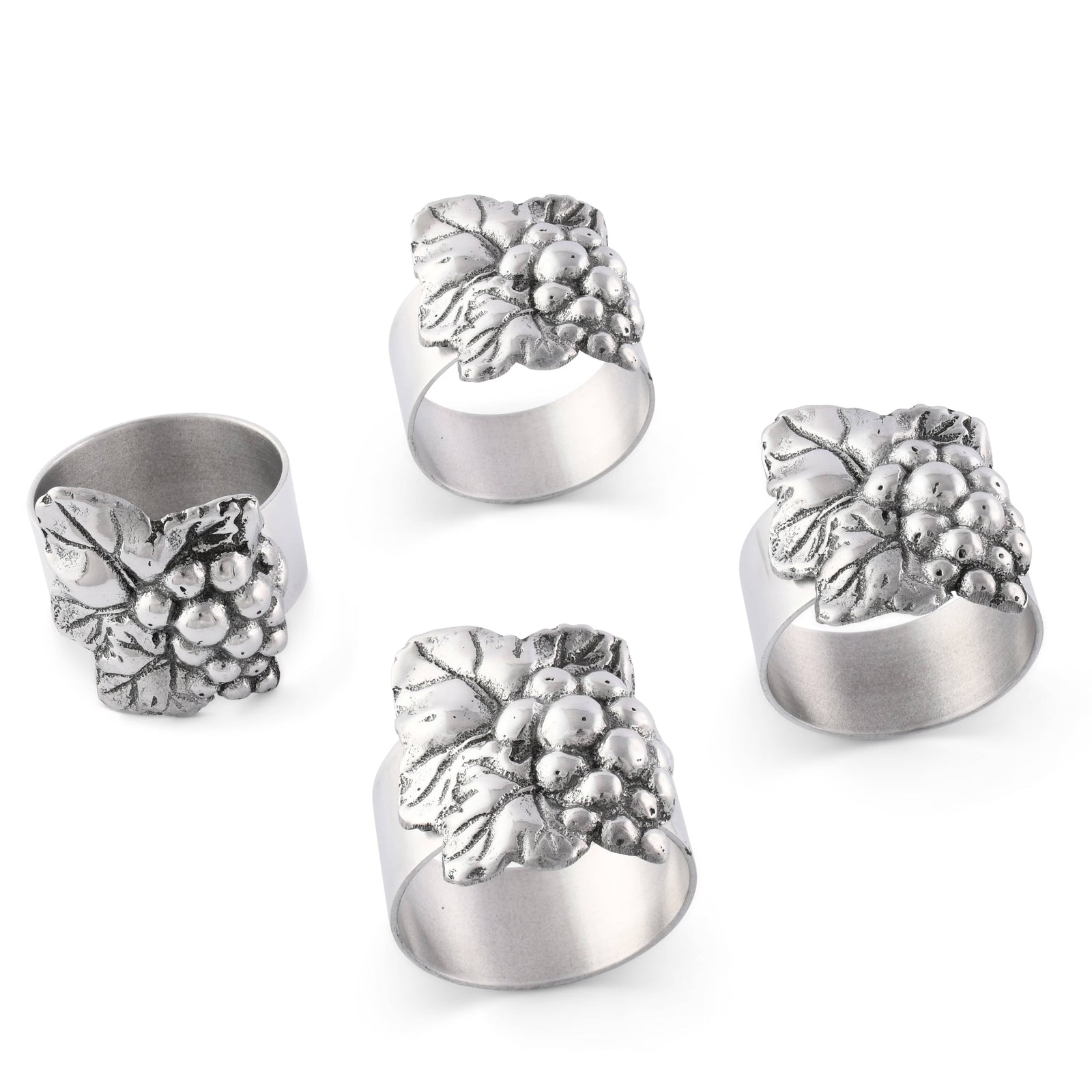 Arthur Court Grape Grape Napkin Rings - set of 4