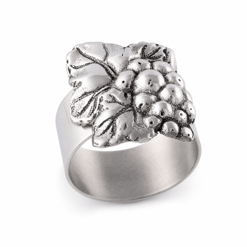 Arthur Court Grape Grape Napkin Rings - set of 4