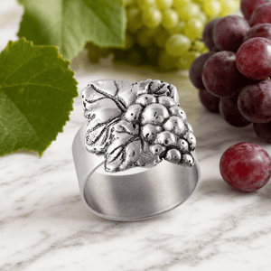 Arthur Court Grape Grape Napkin Rings - set of 4