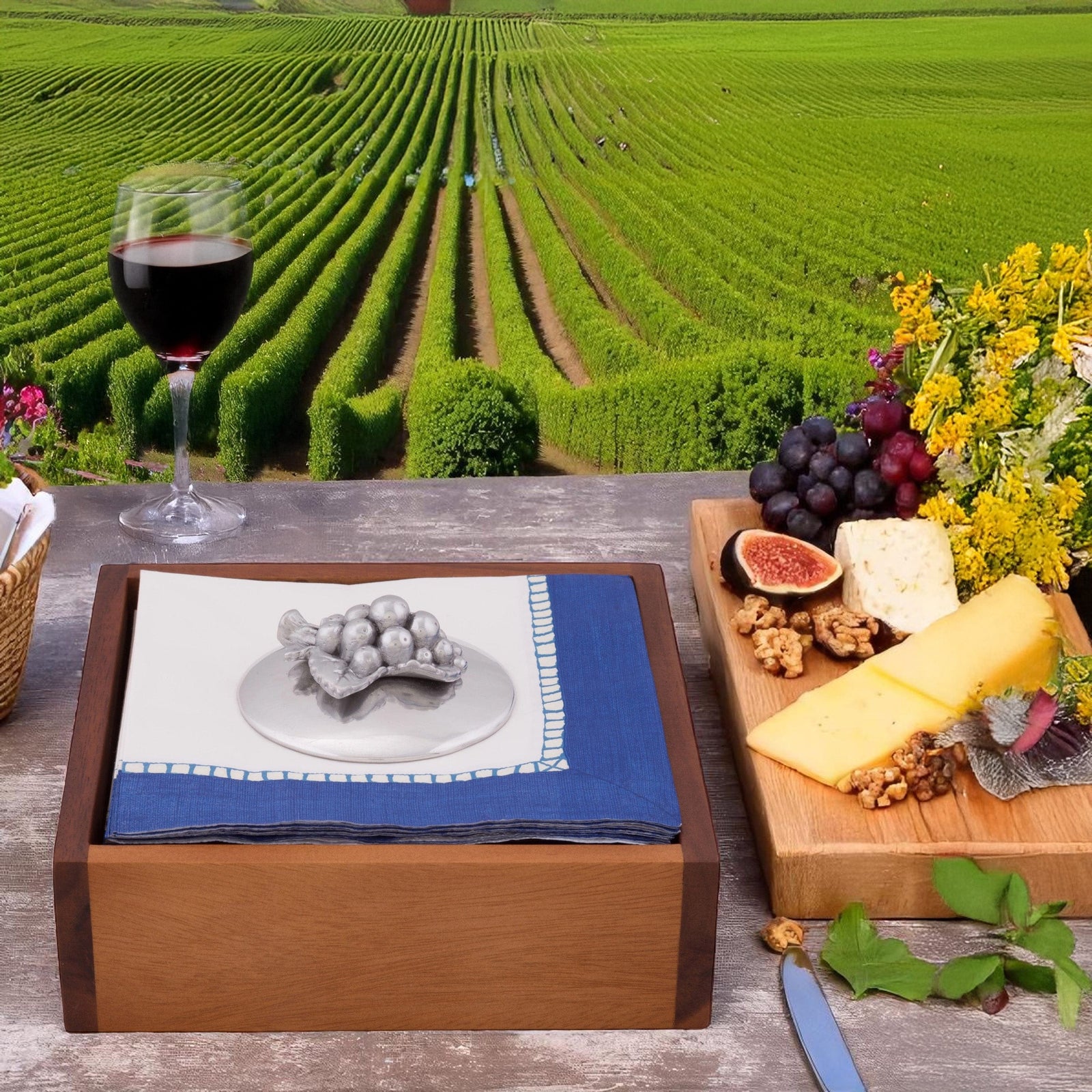 Arthur Court Grape Grape Napkin Weight