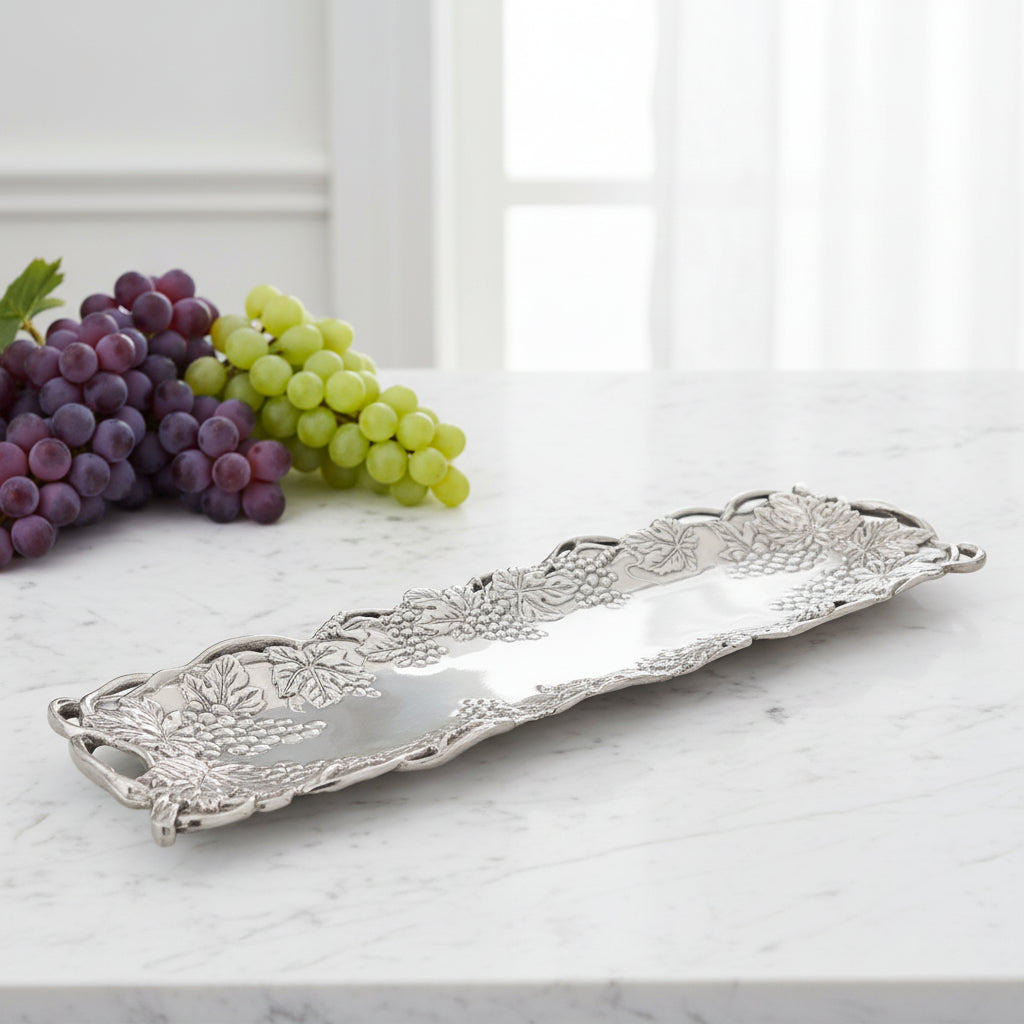 Arthur Court Grape Grape Oblong Tray