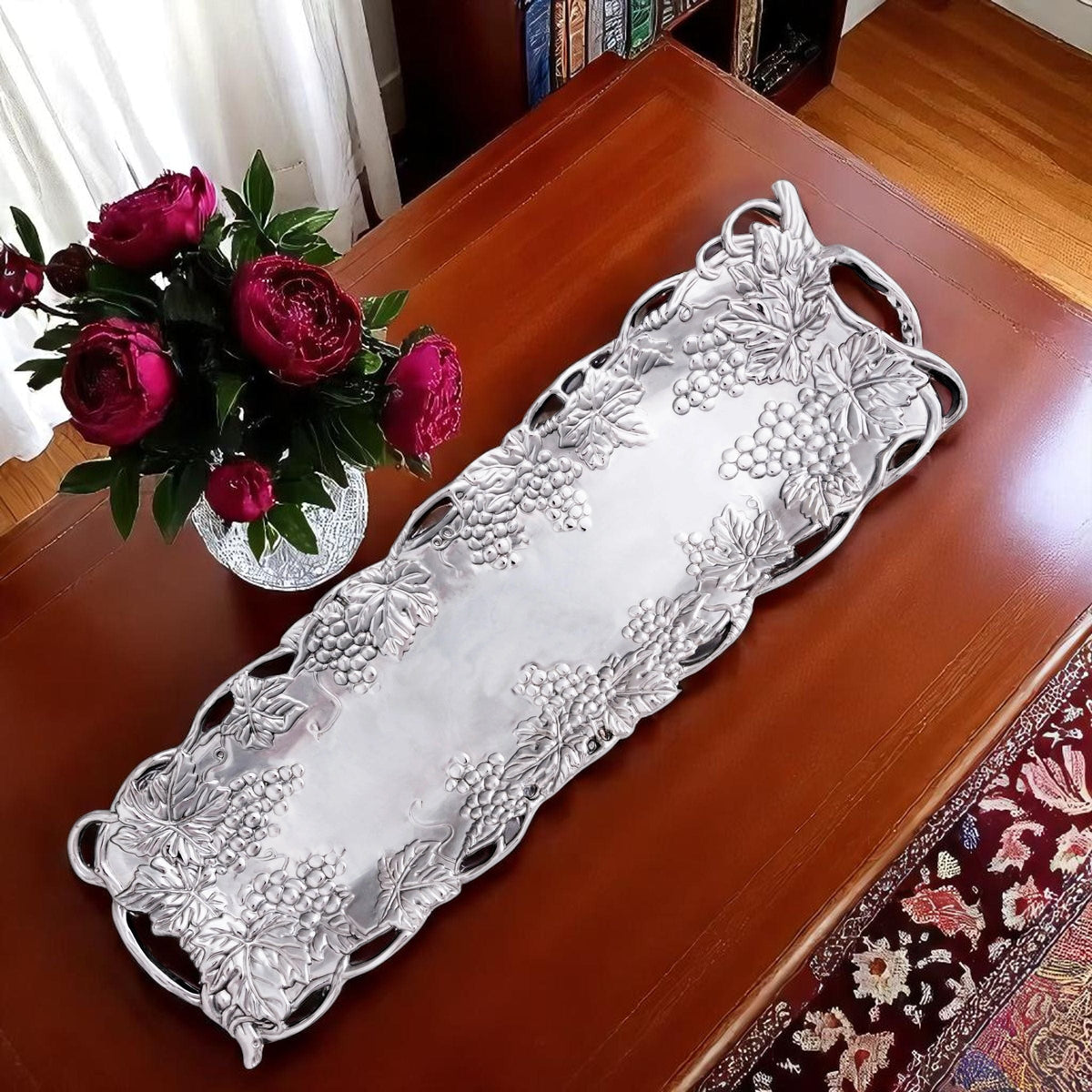 Arthur Court Grape Grape Oblong Tray