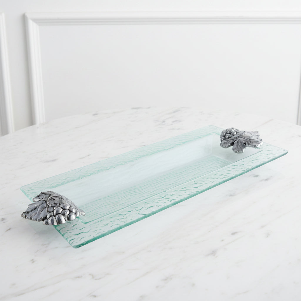 Arthur Court Grape Grape Oblong Tray