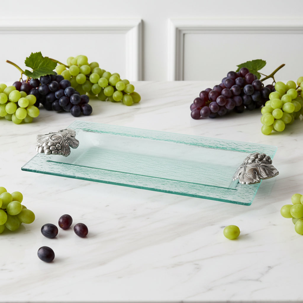 Arthur Court Grape Grape Oblong Tray