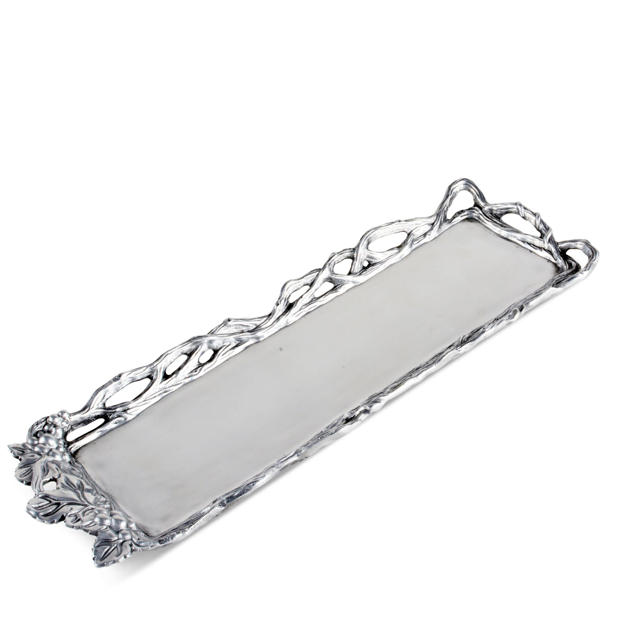 Arthur Court Grape Grape Open Vine Oblong Tray