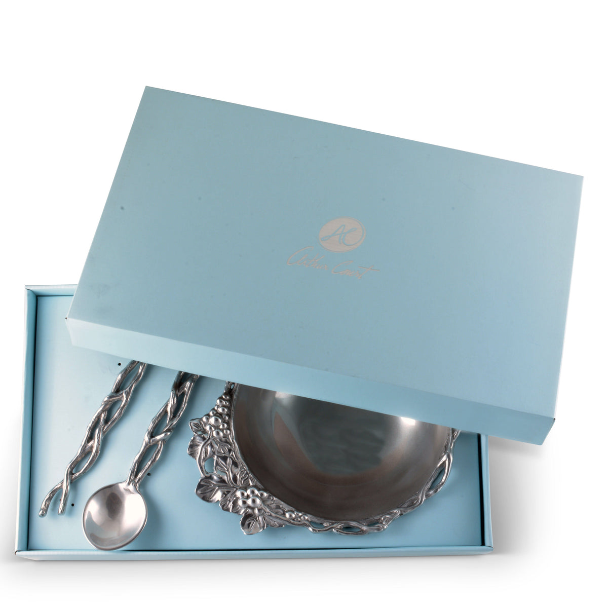 Arthur Court Grape Grape Open Vine Salad Set 3-Pc