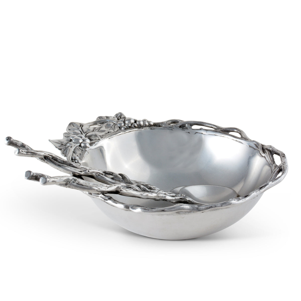 Arthur Court Grape Grape Open Vine Salad Set 3-Pc