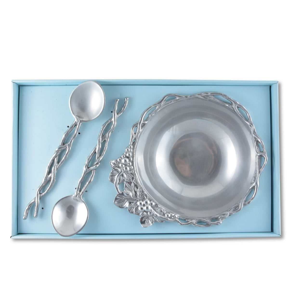 Arthur Court Grape Grape Open Vine Salad Set 3-Pc