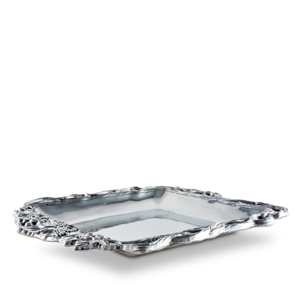 Arthur Court Grape Grape Open Vine Square Tray 12