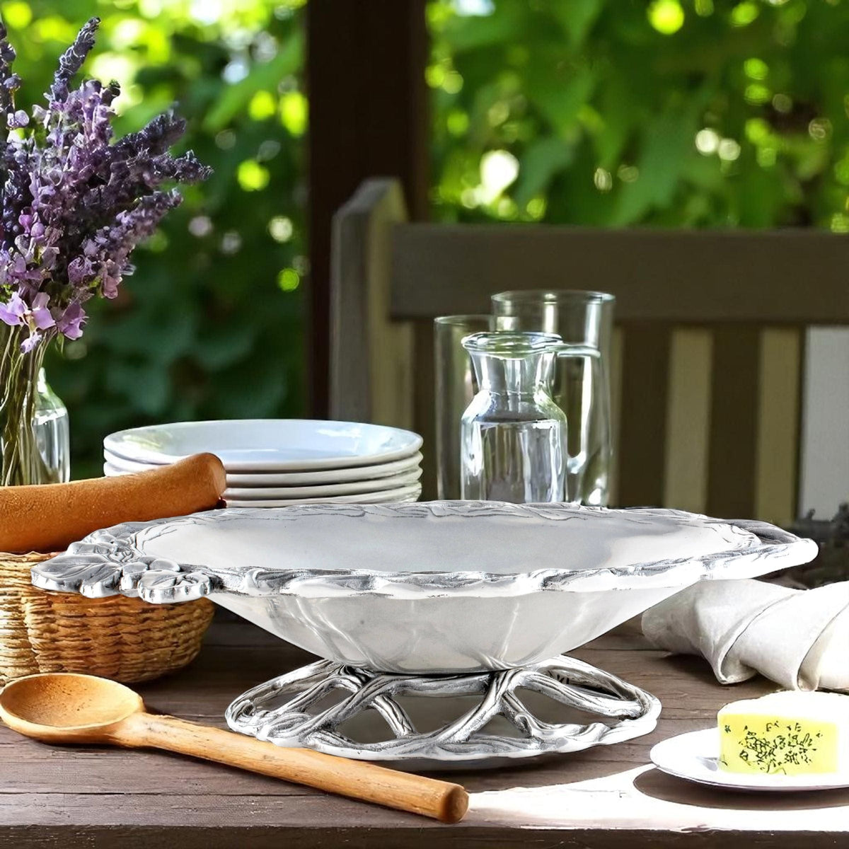 Arthur Court Grape Grape Open Vine Vegetable Dish