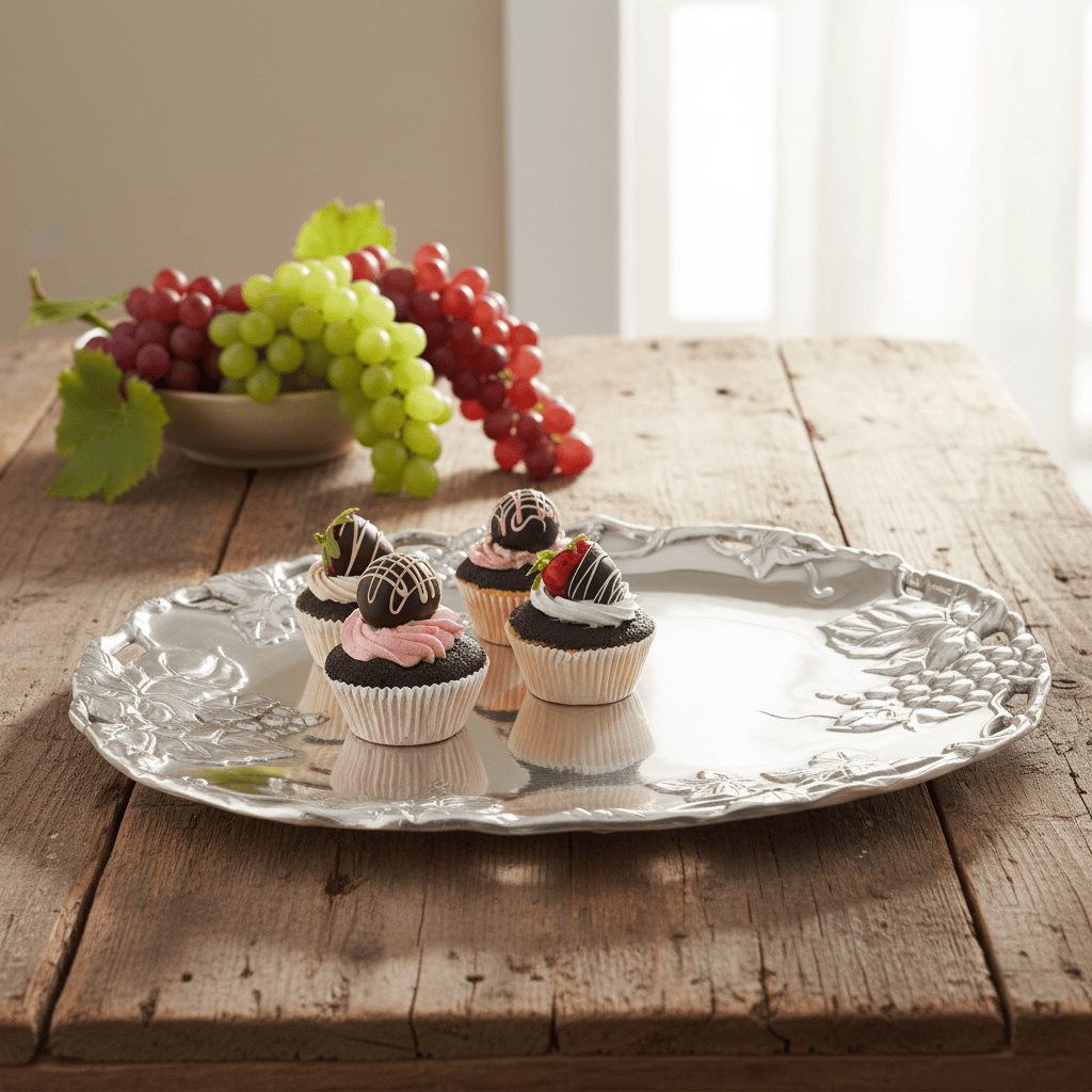 Arthur Court Grape Grape Oval Platter