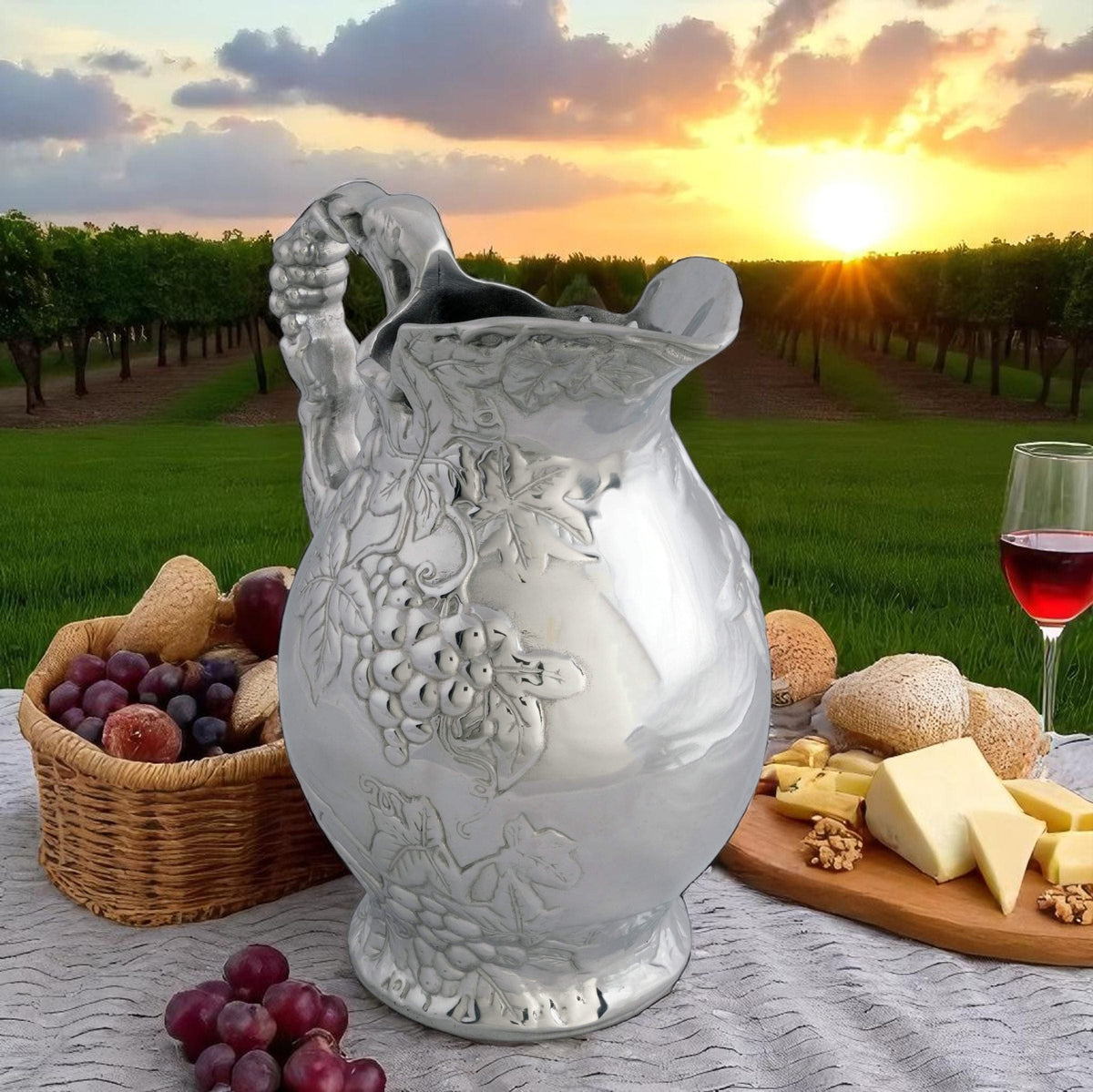 Arthur Court Grape Grape Pitcher