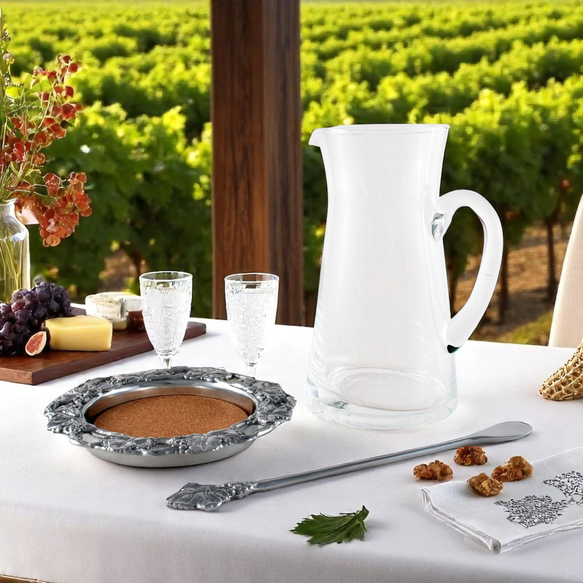 Arthur Court Grape Grape Pitcher Set