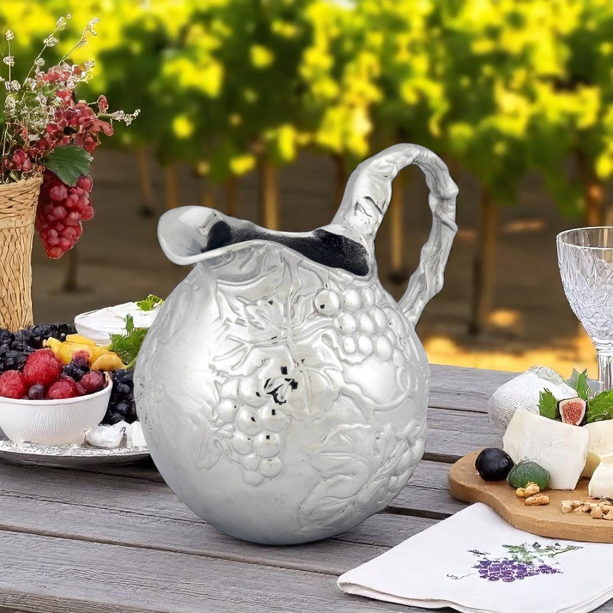 Arthur Court Grape Grape Pitcher Small