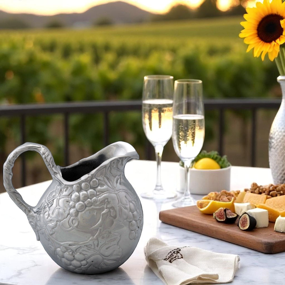 Arthur Court Grape Grape Pitcher Small