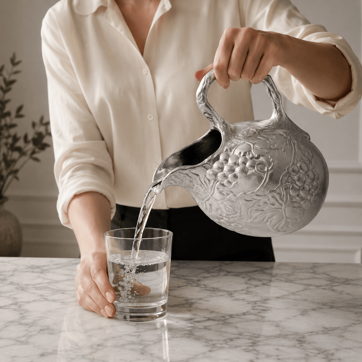 Arthur Court Grape Grape Pitcher Small