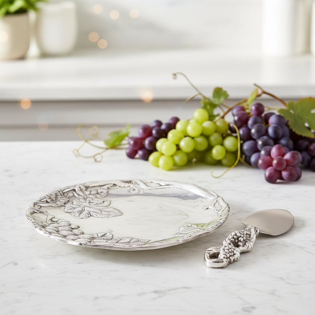 Arthur Court Grape Grape Plate with Server
