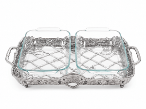 Arthur Court Grape Grape Pyrex Holder 2qt