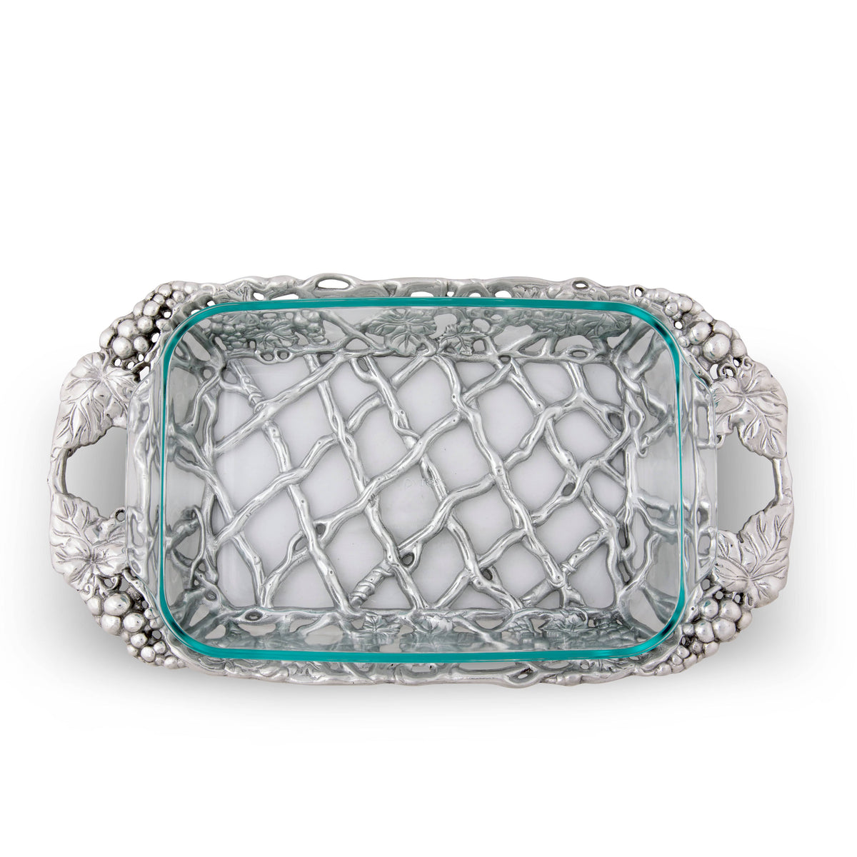 Arthur Court Grape Grape Pyrex Holder 3qt