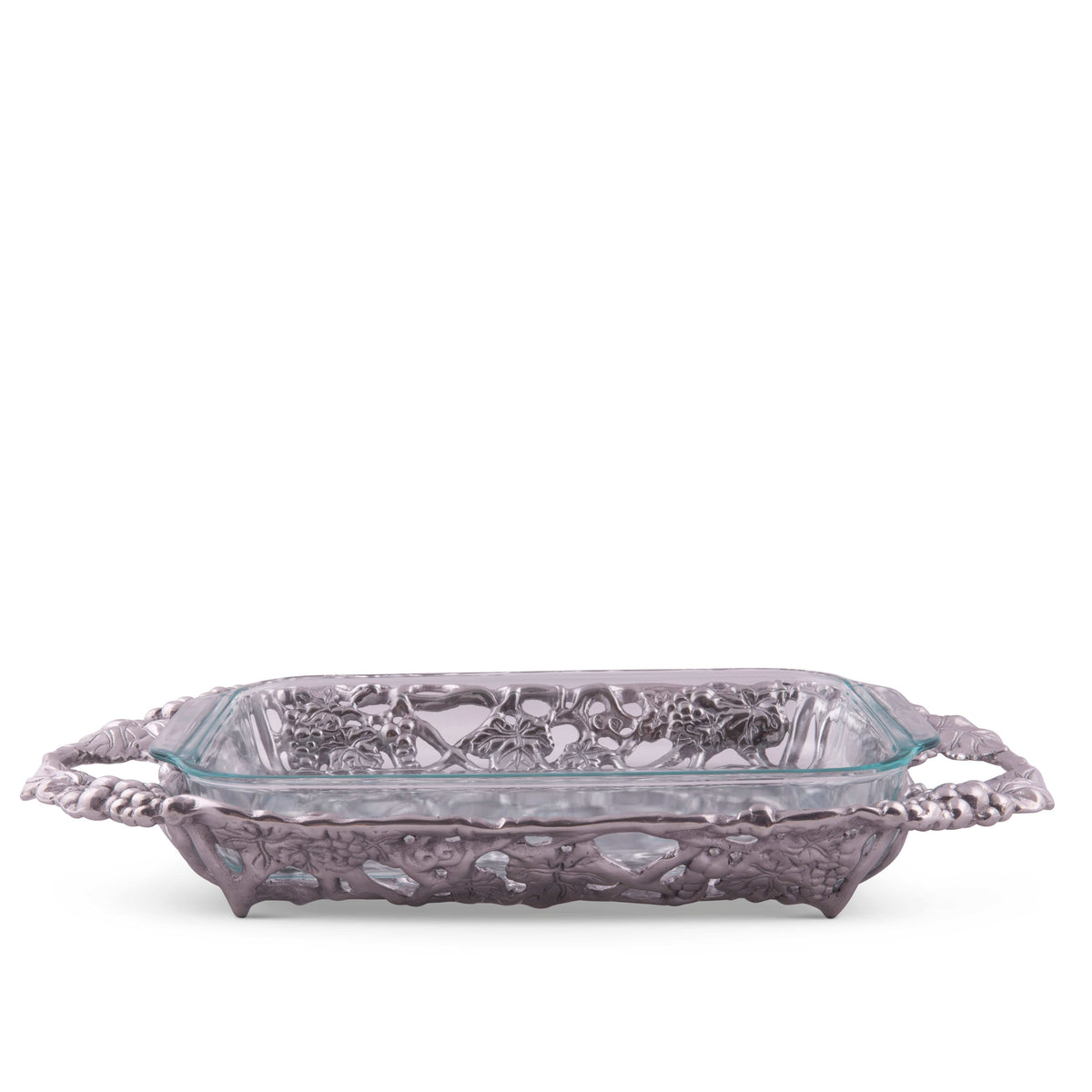 Arthur Court Grape Grape Pyrex Holder 3qt