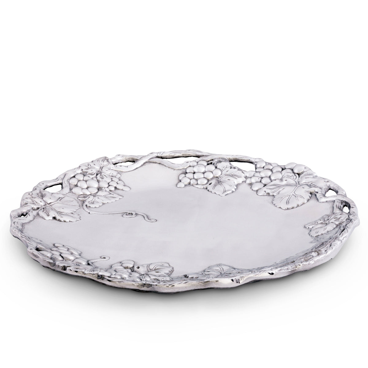 Arthur Court Grape Grape Round Tray 15