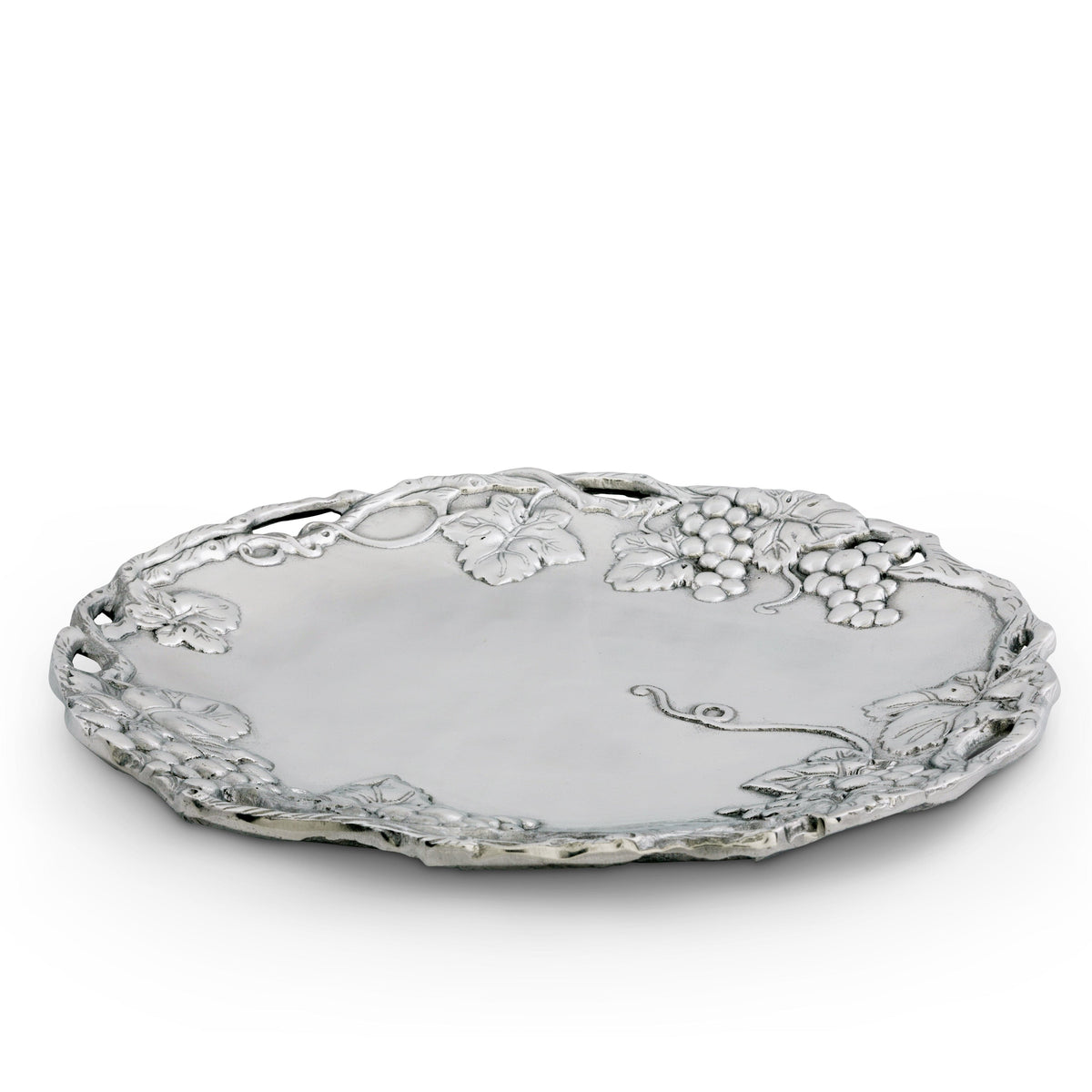 Arthur Court Grape Grape Round Tray 15