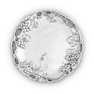 Arthur Court Grape Grape Round Tray 15