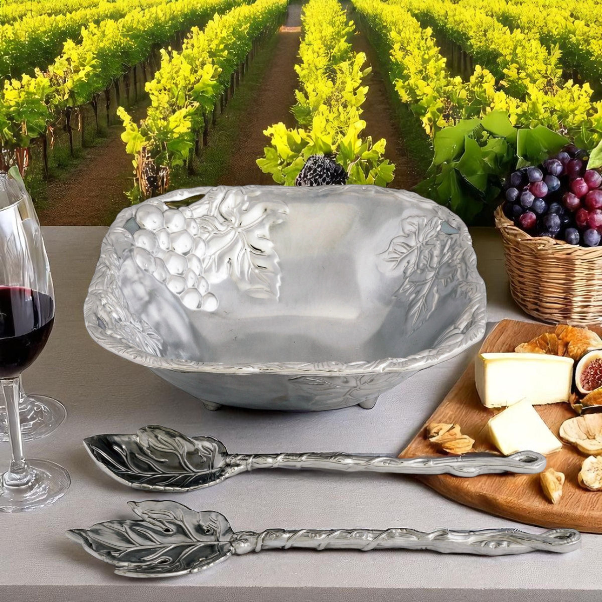 Arthur Court Grape Grape Salad Set 3-Pc