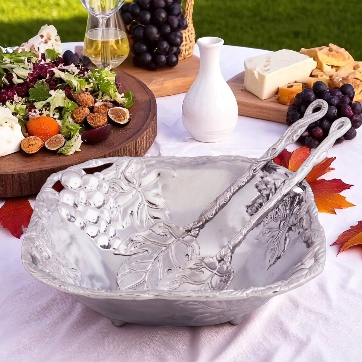 Arthur Court Grape Grape Salad Set 3-Pc