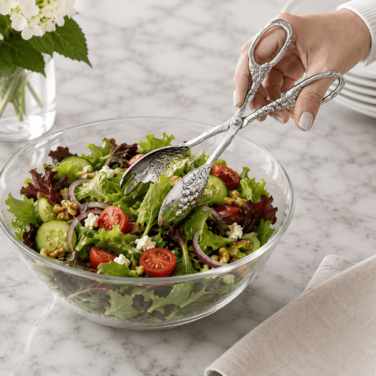 Arthur Court Grape Grape Salad Tong