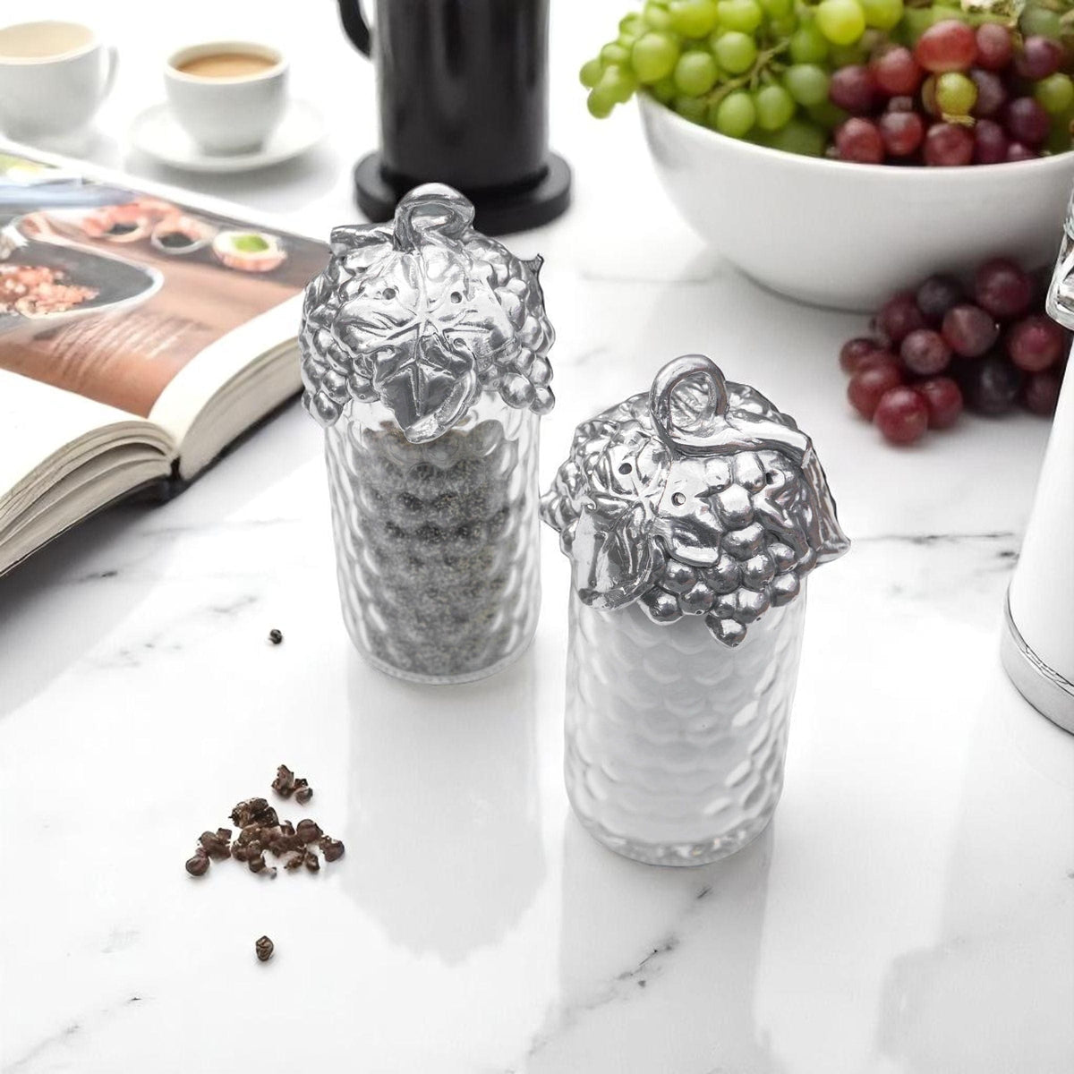 Arthur Court Grape Grape Salt and Pepper Set