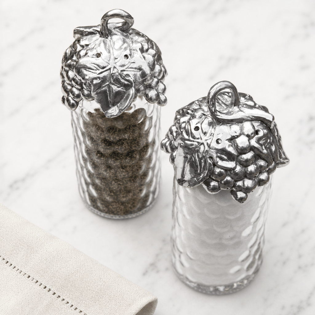 Arthur Court Grape Grape Salt and Pepper Set