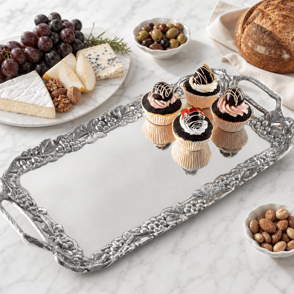 Arthur Court Grape Grape Serving Tray