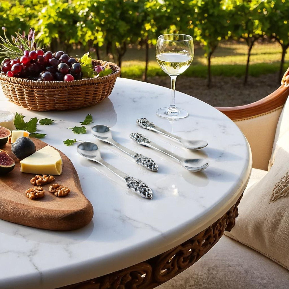 Arthur Court Grape Grape Set/4 Spoons