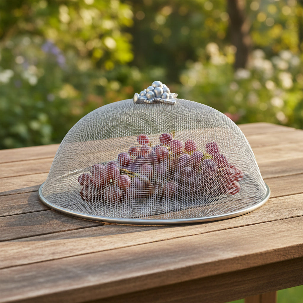Arthur Court Grape Grape Stainless Mesh Picnic Cover