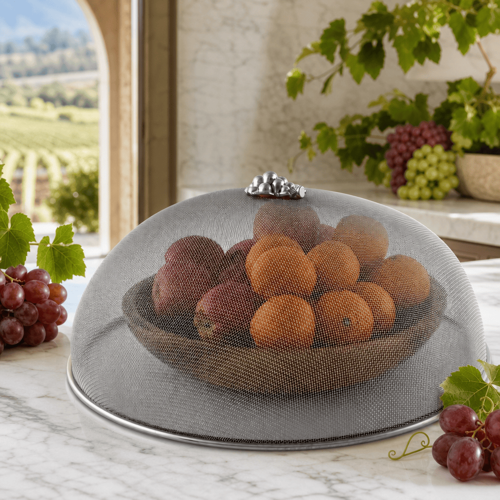 Arthur Court Grape Grape Stainless Mesh Picnic Cover